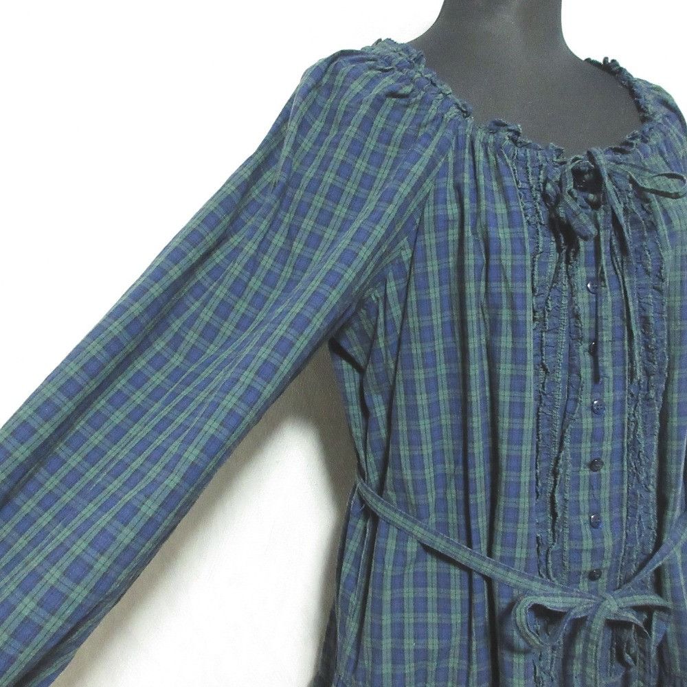 Other Other PINK HOUSE Check Cotton Dress Textile Dresses DUTY FREE for USA Size ONE SIZE - 4 Thumbnail
