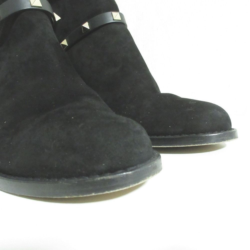 Valentino Valentino Valentino Garavani Rockstud Suede Short Boots Leather Shoes DUTY FREE for USA Size ONE SIZE - 2 Thumbnail