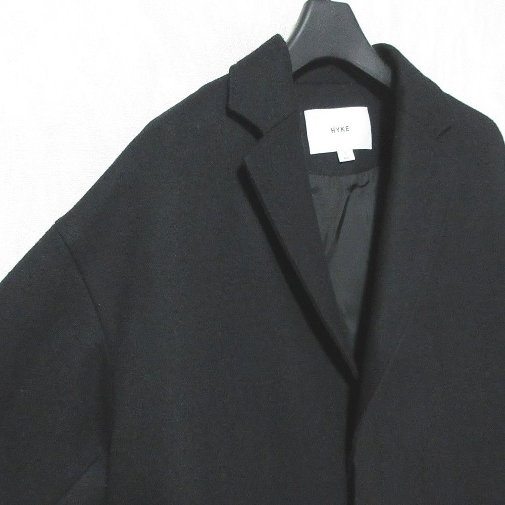 Other Other HYKE Wool Coat Textile Outerwear 222-17364 DUTY FREE for USA Size ONE SIZE - 3 Thumbnail