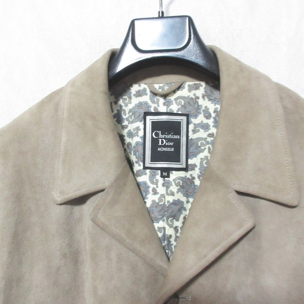 Dior Dior Christian Dior Monsieur Lamb Suede Half Coat Leather Outerwear DUTY FREE for USA Size ONE SIZE - 3 Thumbnail