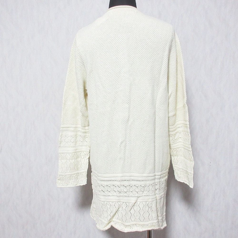 Other Other PINK HOUSE Flower Motif Knit Cardigan Textile Tops A2181KCD272 DUTY FREE for USA Size ONE SIZE - 2 Thumbnail