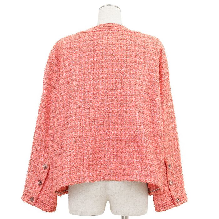 Chanel Chanel Chanel Fantasy Tweed Jacket Textile Outerwear P63187 DUTY FREE for USA Size ONE SIZE - 6 Thumbnail