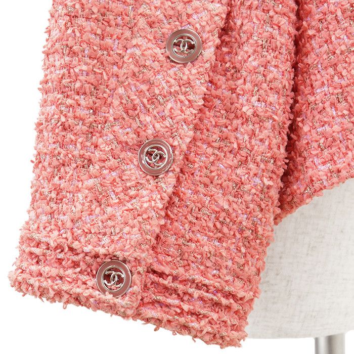 Chanel Chanel Chanel Fantasy Tweed Jacket Textile Outerwear P63187 DUTY FREE for USA Size ONE SIZE - 5 Thumbnail