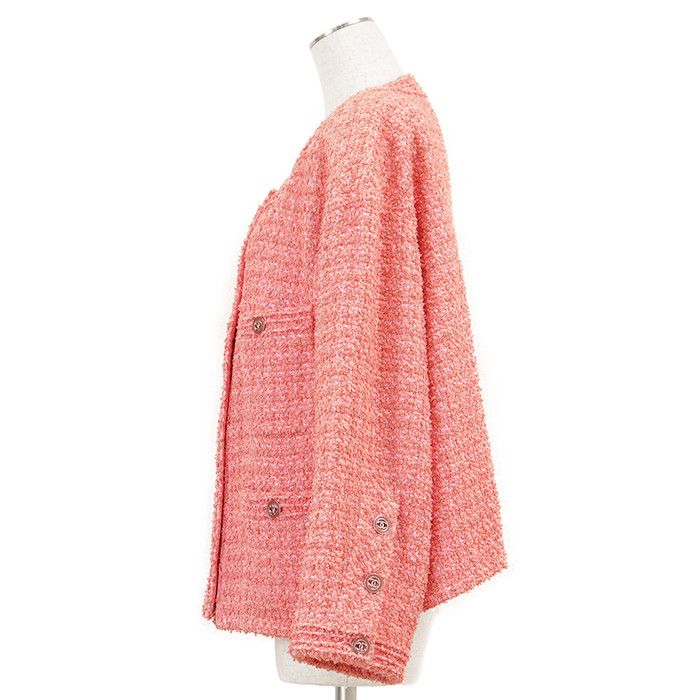 Chanel Chanel Chanel Fantasy Tweed Jacket Textile Outerwear P63187 DUTY FREE for USA Size ONE SIZE - 4 Thumbnail