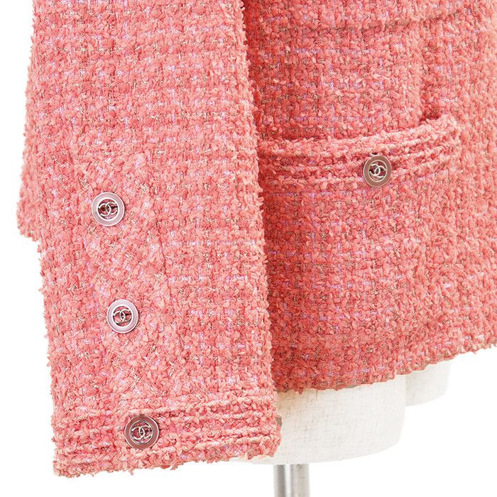 Chanel Chanel Chanel Fantasy Tweed Jacket Textile Outerwear P63187 DUTY FREE for USA Size ONE SIZE - 12 Thumbnail