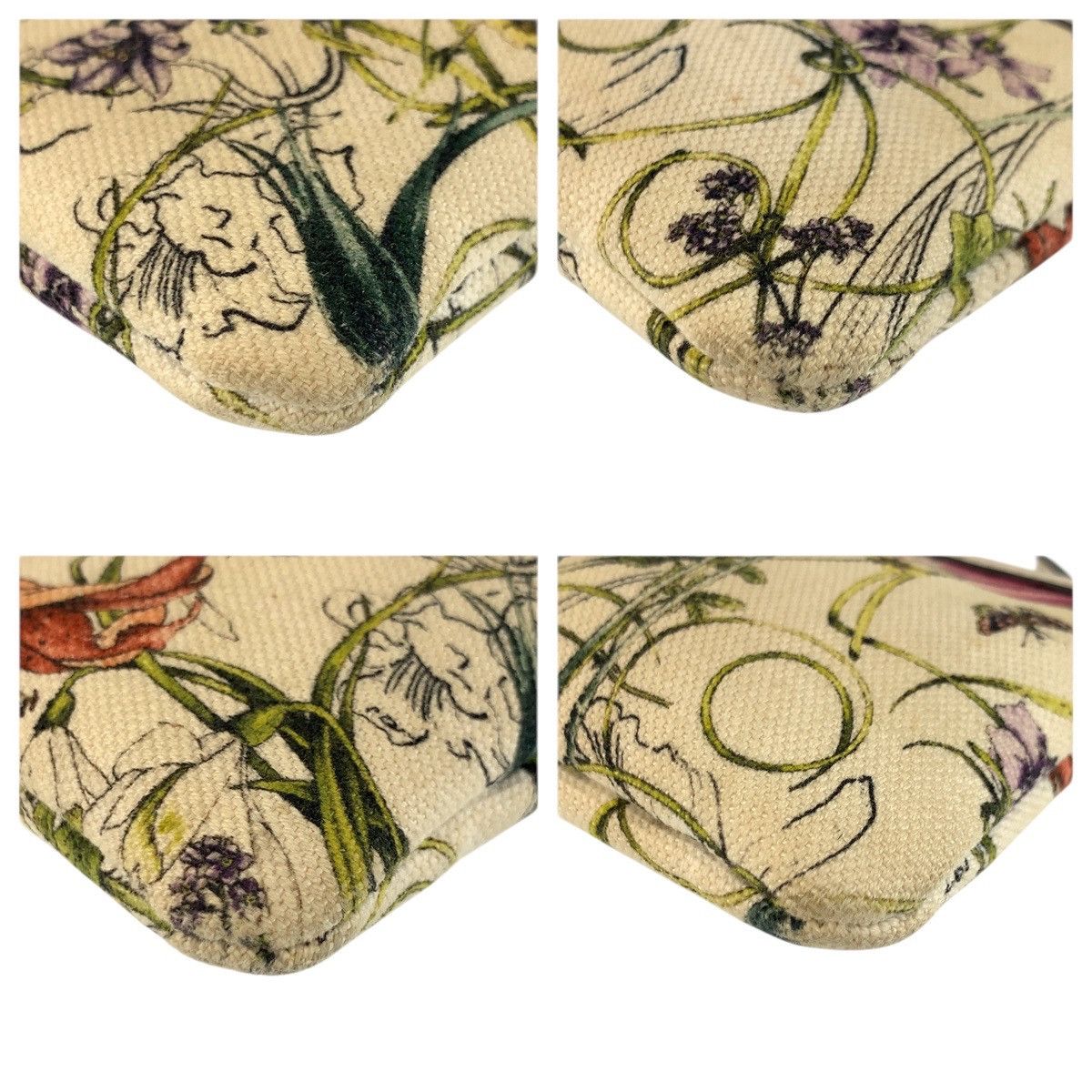Gucci Gucci Gucci Flora Canvas Pouch Textile Other 282070 DUTY FREE for USA Size ONE SIZE - 5 Thumbnail