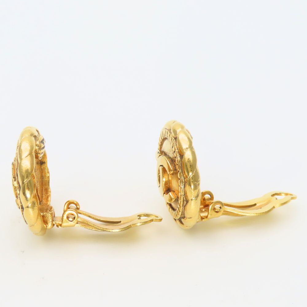 Chanel Chanel COCO Mark Earrings Metal Earrings DUTY FREE for USA