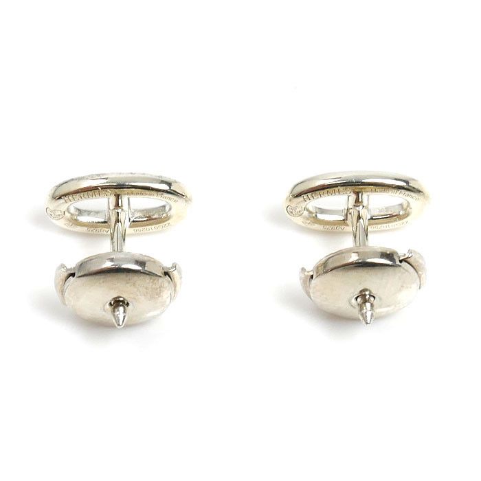 Hermes Hermes Hermes Chaine d’Ancre TPM Silver Earrings Precious Metal Earrings DUTY FREE for USA Size ONE SIZE - 3 Thumbnail