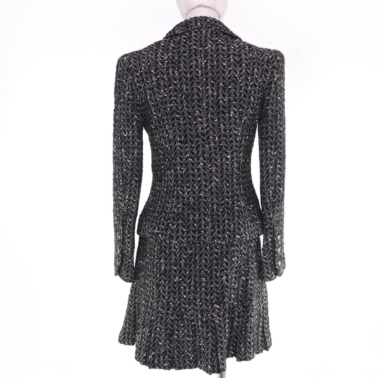 Chanel Chanel Chanel Tweed Jacket Skirt Set Textile Suits P09701 DUTY FREE for USA Size ONE SIZE - 3 Thumbnail