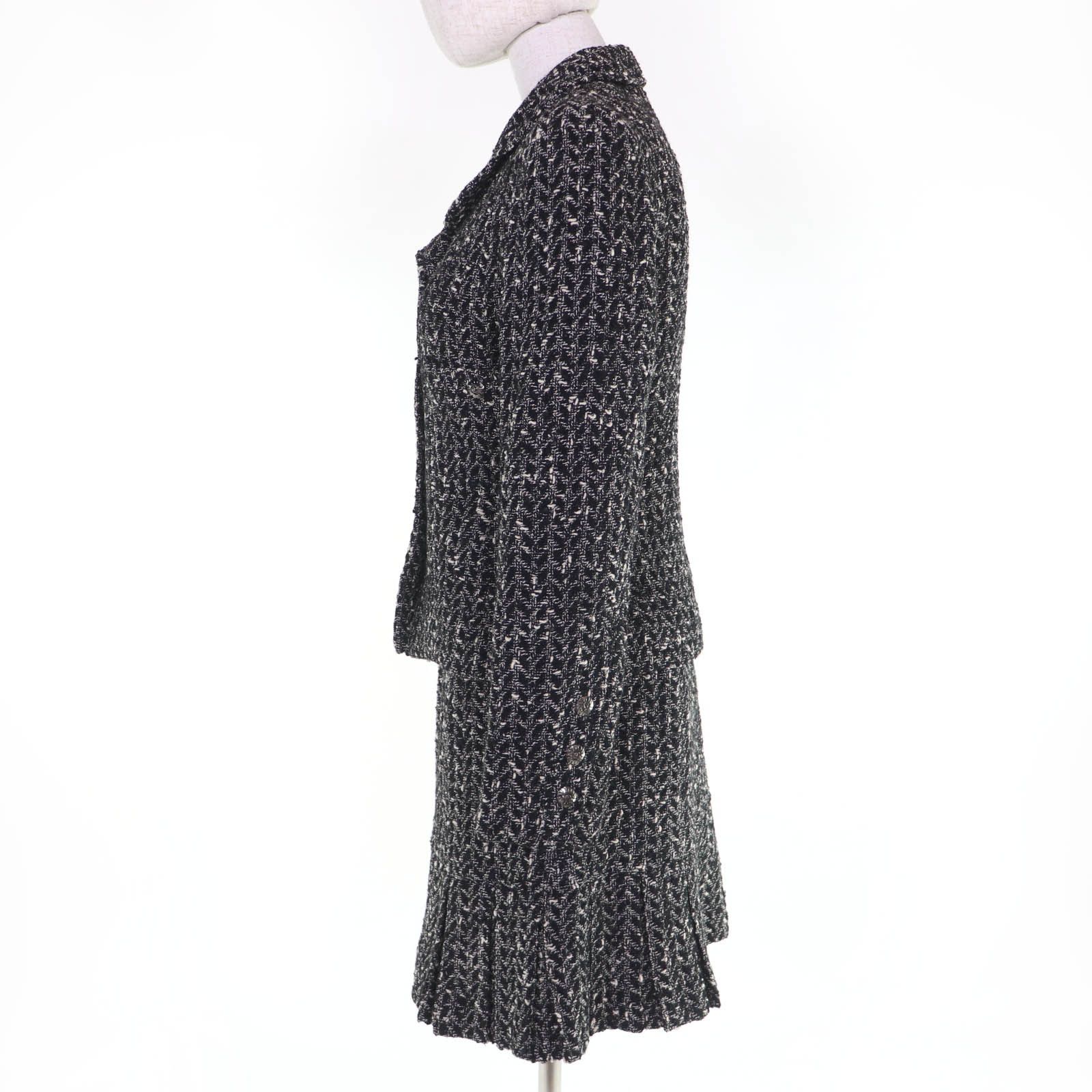 Chanel Chanel Chanel Tweed Jacket Skirt Set Textile Suits P09701 DUTY FREE for USA Size ONE SIZE - 2 Thumbnail