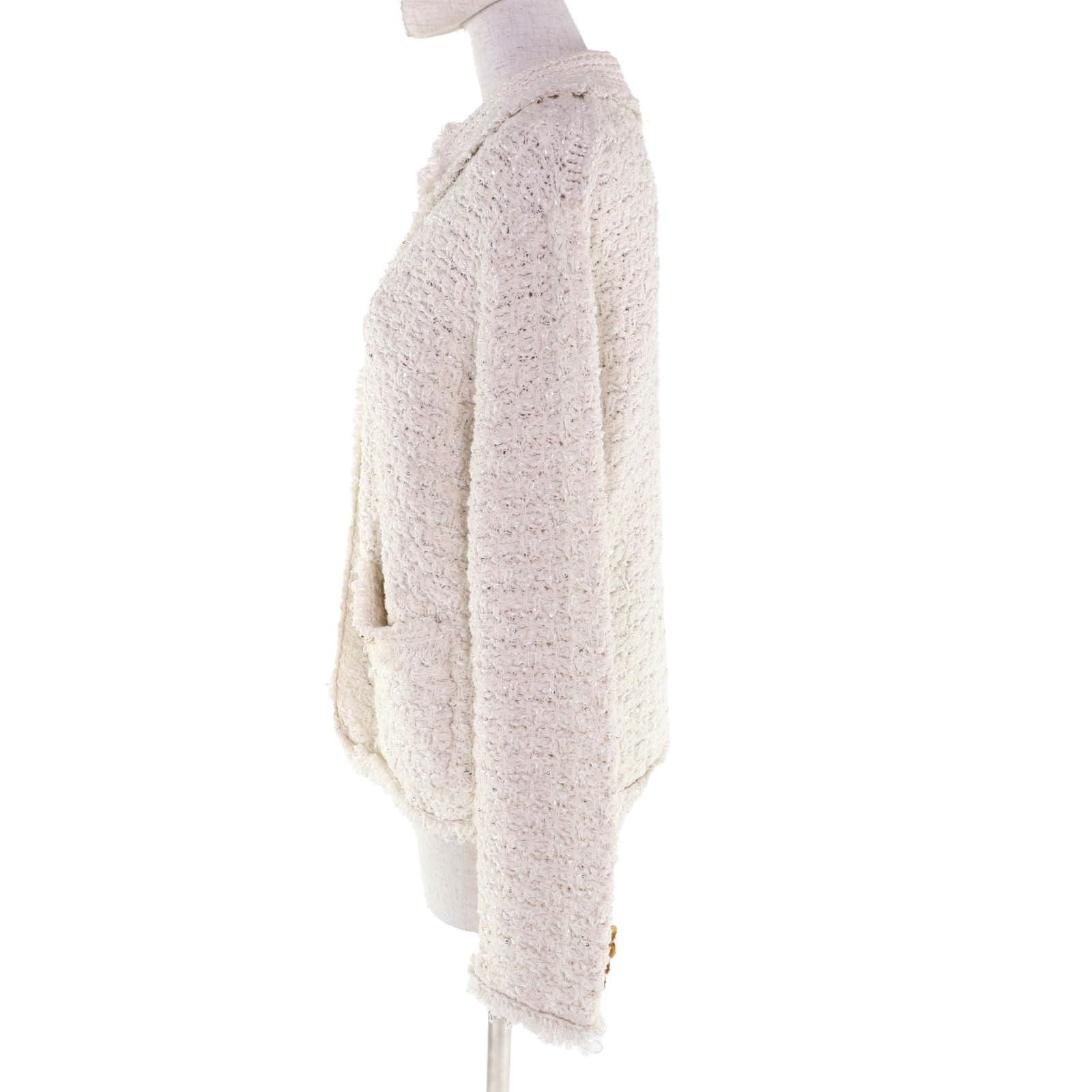 Other Other Drawer Sequin Knit Cotton Jacket Textile Outerwear DUTY FREE for USA Size ONE SIZE - 2 Thumbnail
