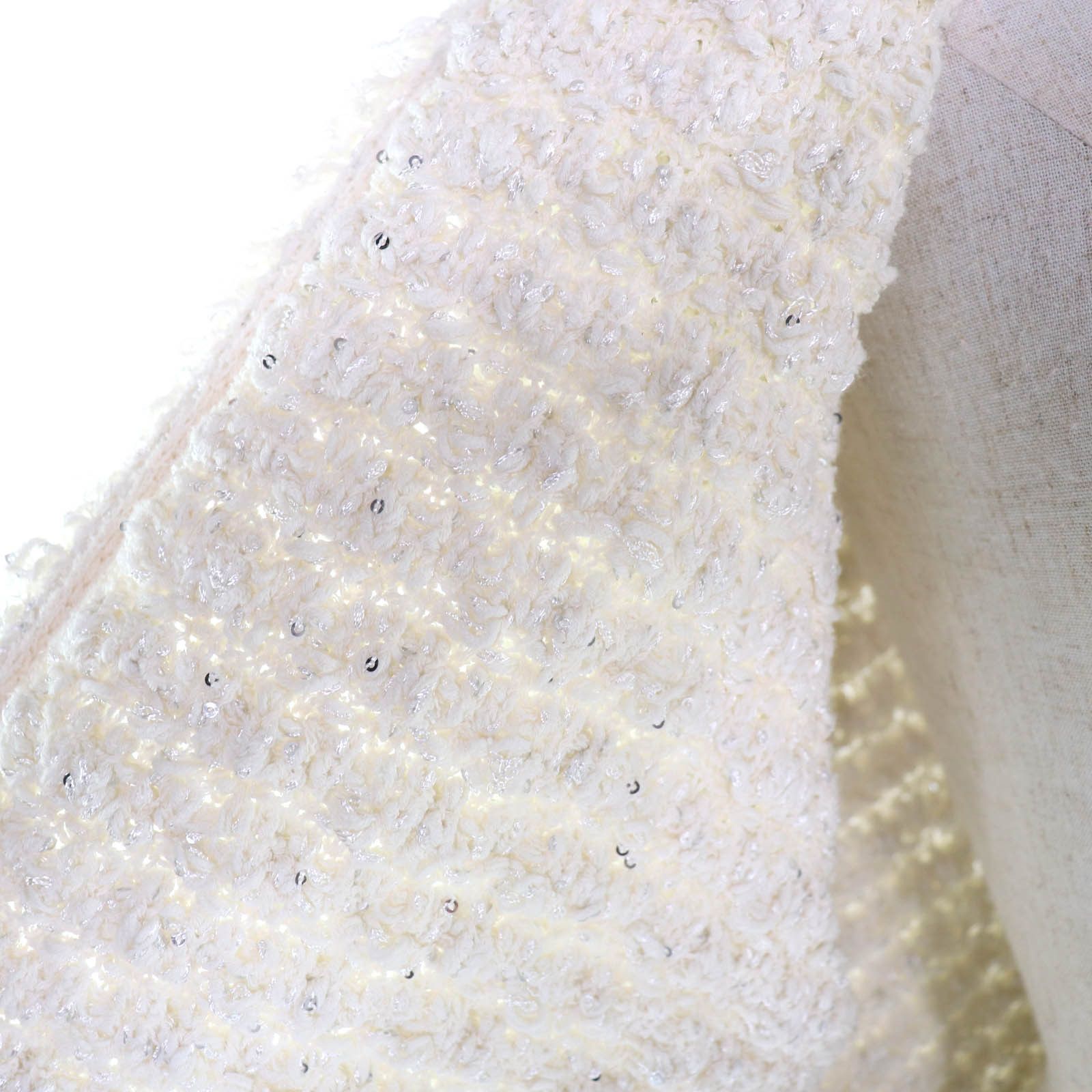 Other Other Drawer Sequin Knit Cotton Jacket Textile Outerwear DUTY FREE for USA Size ONE SIZE - 5 Thumbnail