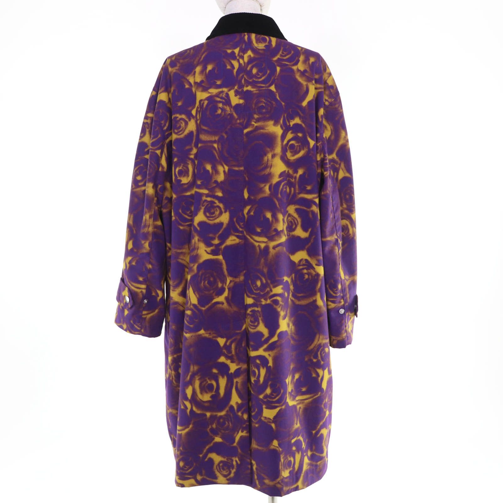 Burberry Burberry Burberry Rose Print Cotton Long Coat Textile Outerwear DUTY FREE for USA Size ONE SIZE - 3 Thumbnail