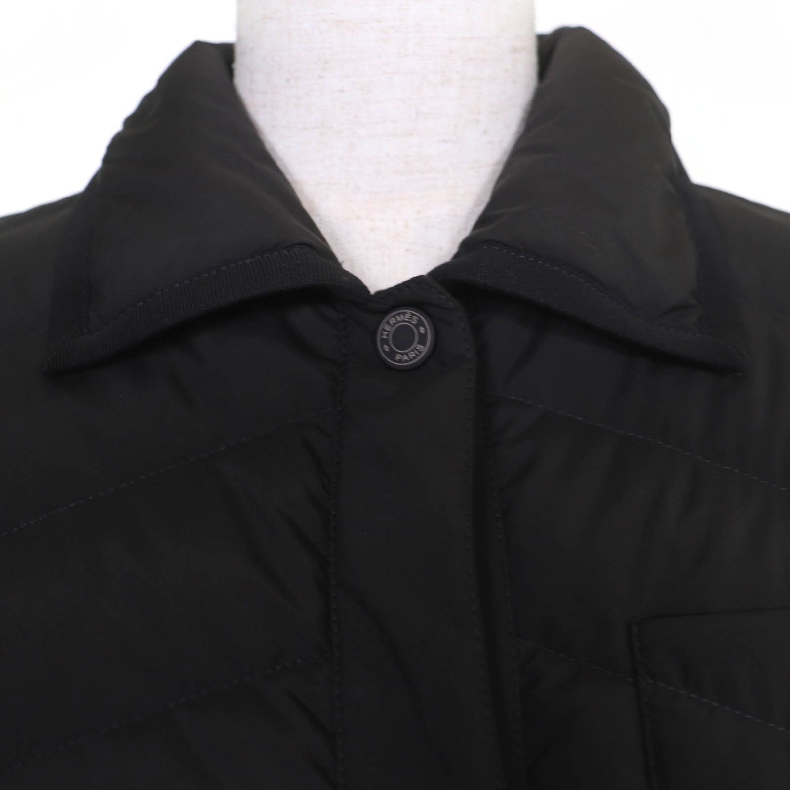 Hermes Hermes Hermes Down Polyester Jacket Textile Outerwear DUTY FREE for USA Size ONE SIZE - 4 Thumbnail