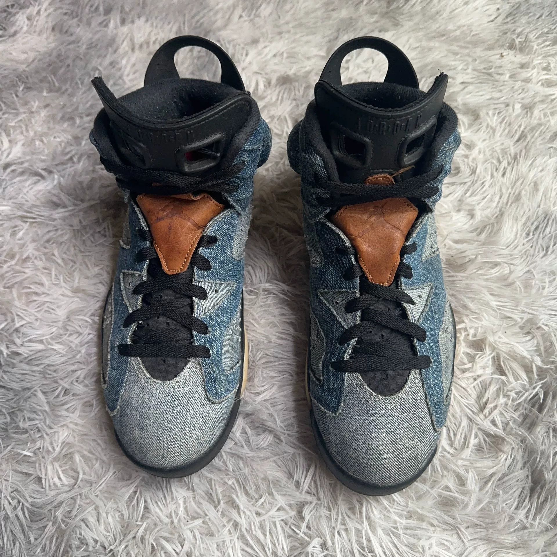 Nike Nike Leather Denim Lowtop Sneakers 42 Men Size US 9 / EU 42 - 2 Thumbnail
