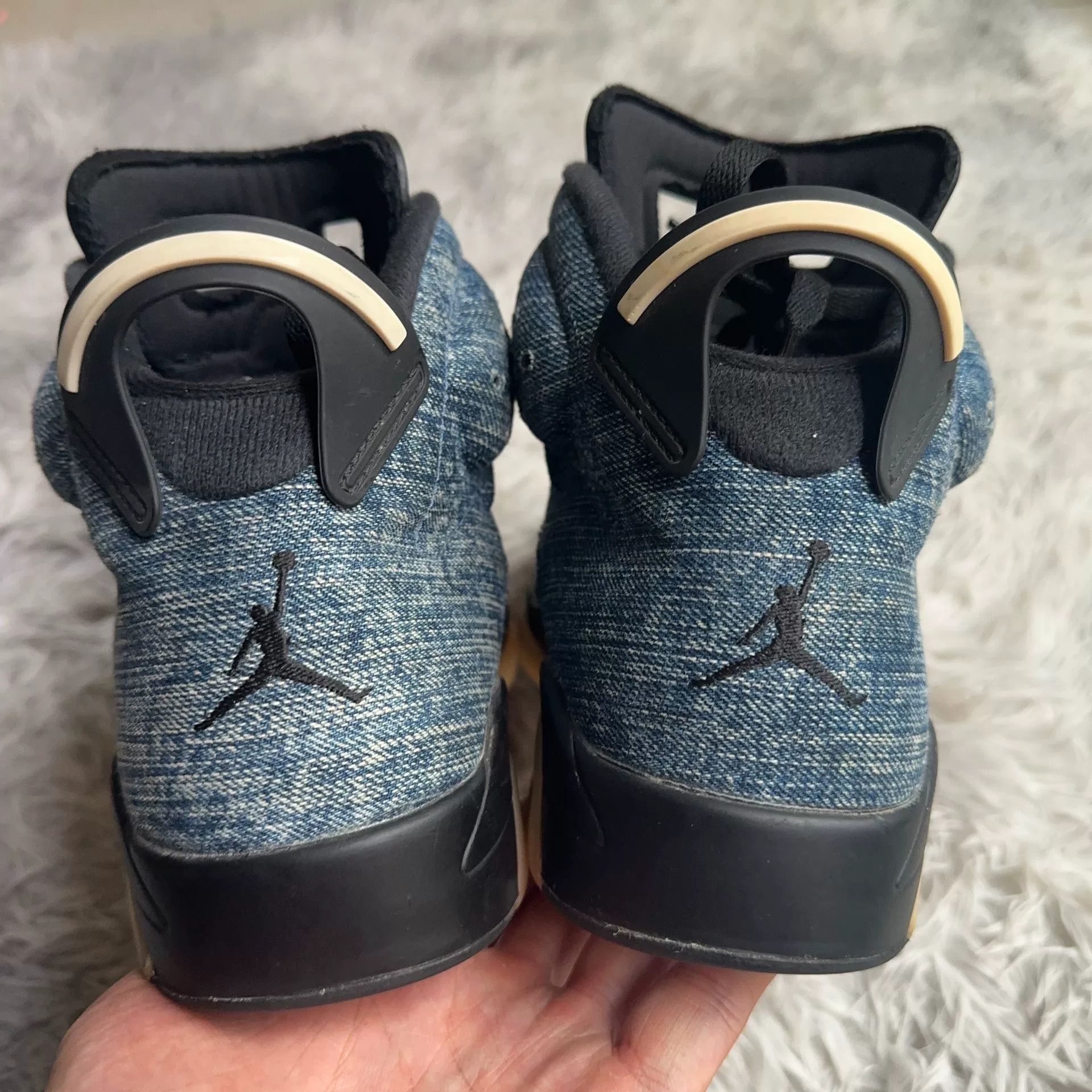 Nike Nike Leather Denim Lowtop Sneakers 42 Men Size US 9 / EU 42 - 3 Thumbnail