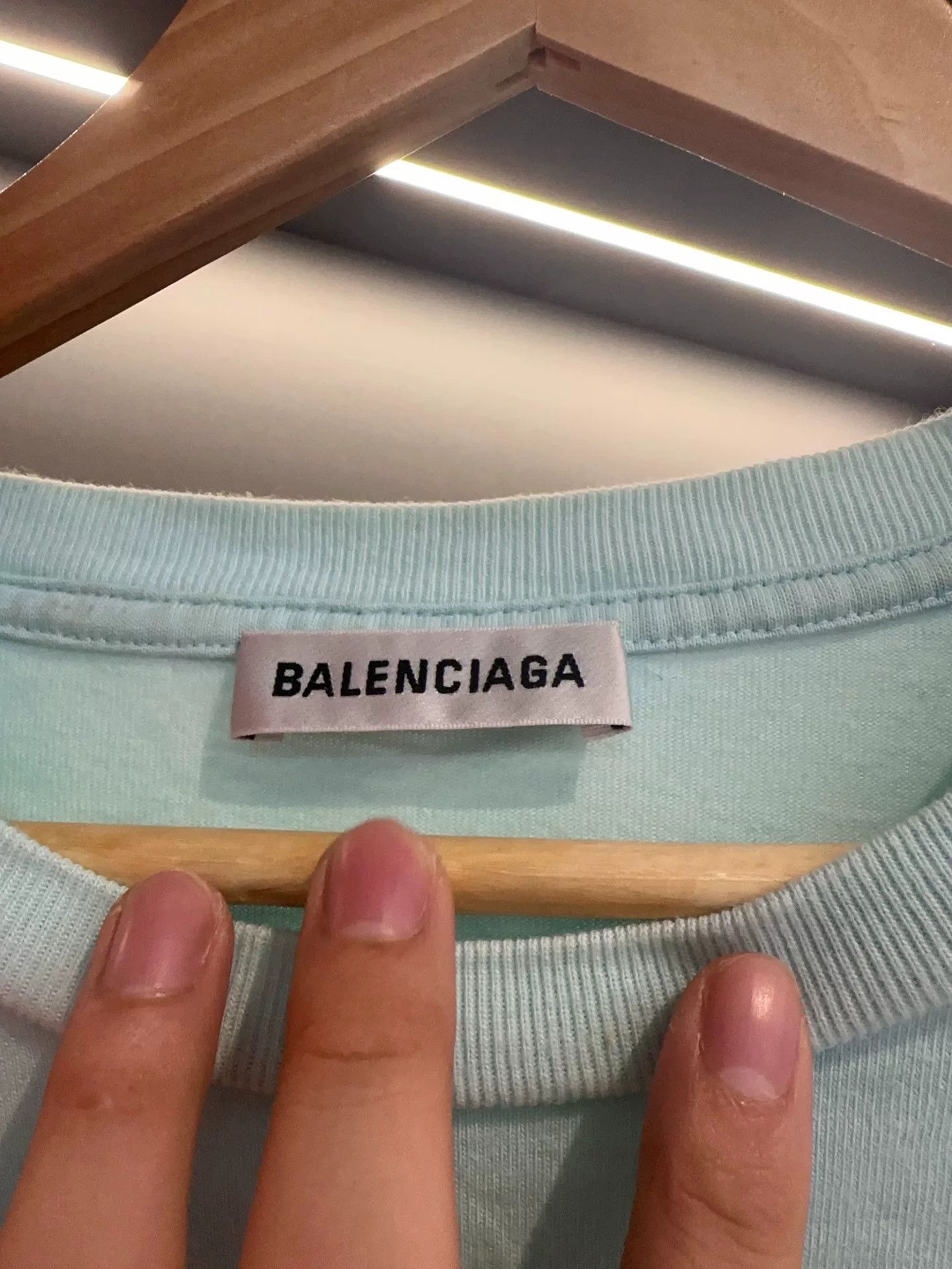 Balenciaga Balenciaga Blue T-Shirt S Men Size US S / EU 44-46 / 1 - 6 Thumbnail