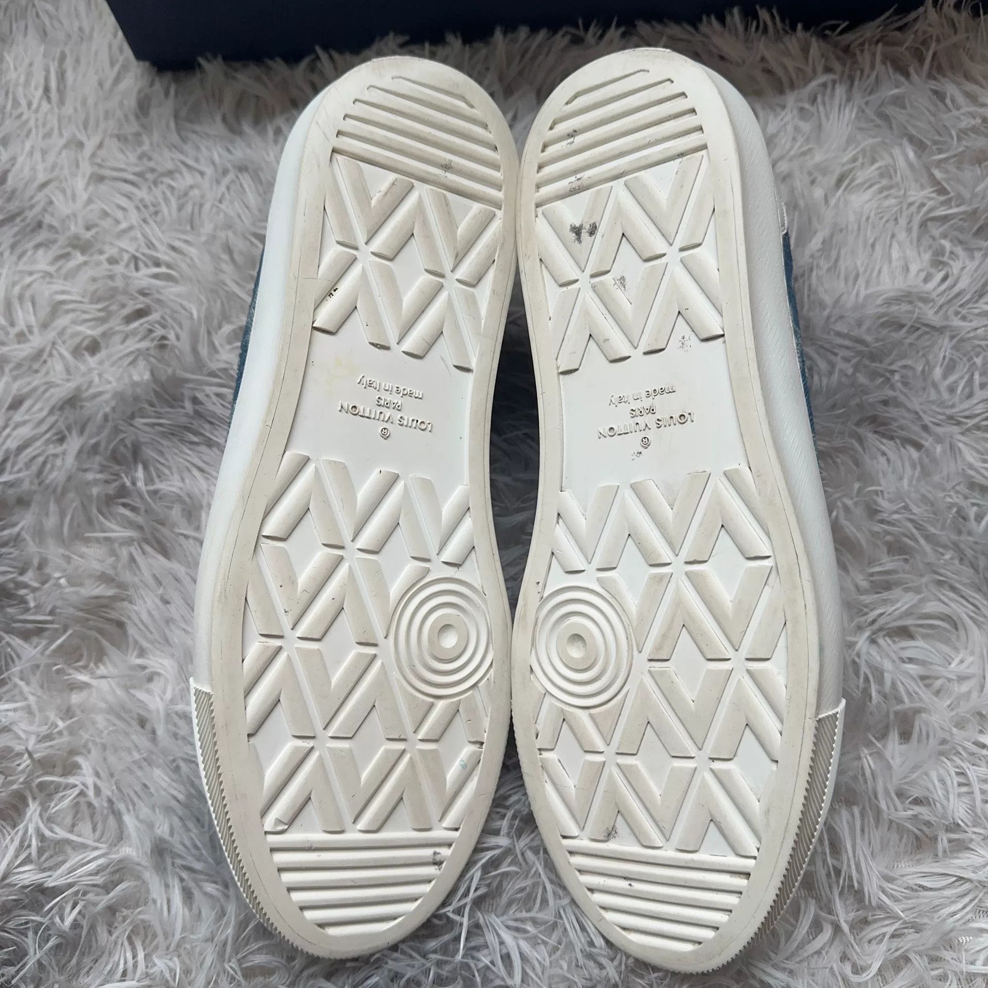 Louis Vuitton Louis Vuitton Denim Lowtop Sneakers 7.5 Men Size US 7.5 / EU 40-41 - 4 Thumbnail