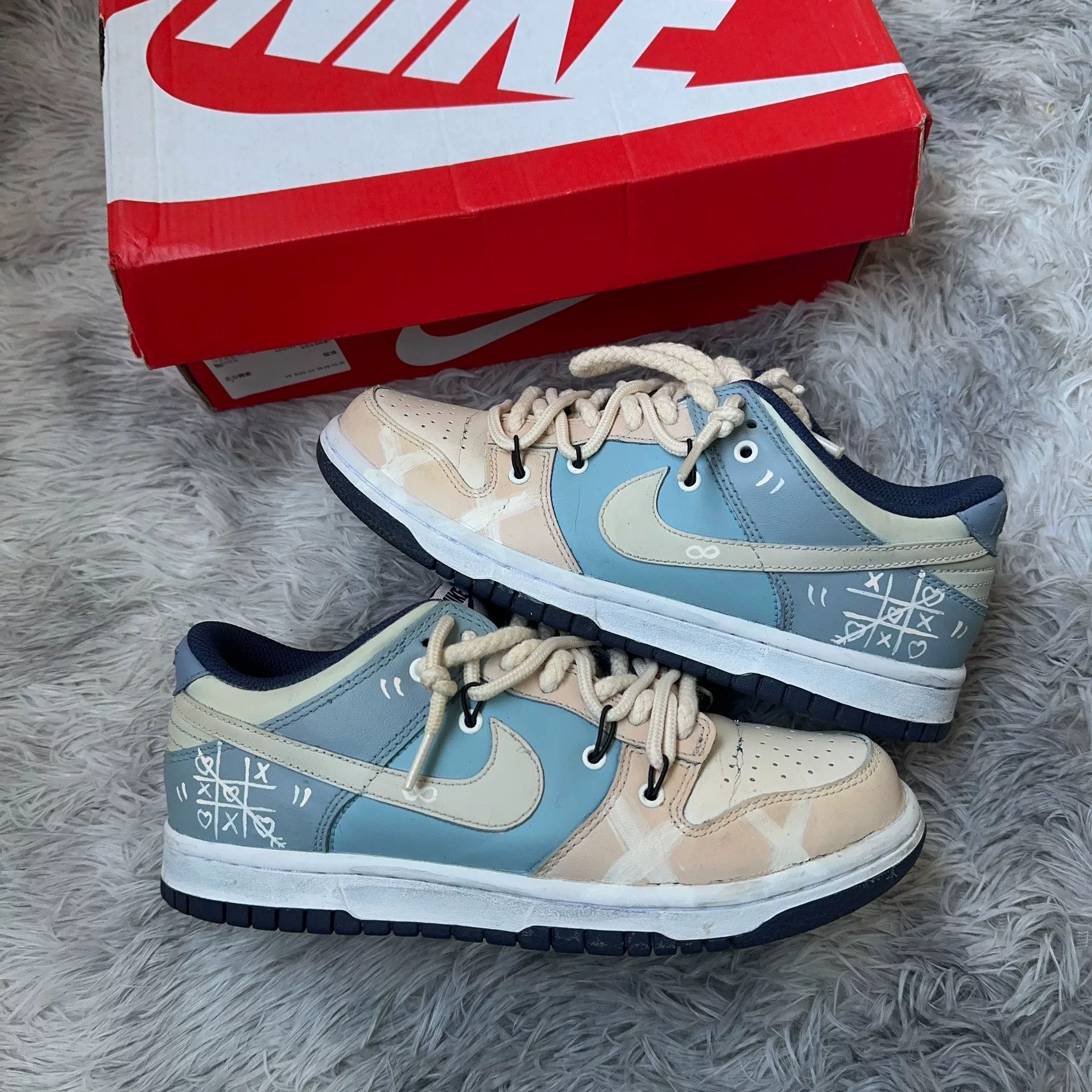 Nike Nike Blue Lowtop Sneakers 38 Men Size US 6 / EU 39 - 4 Thumbnail