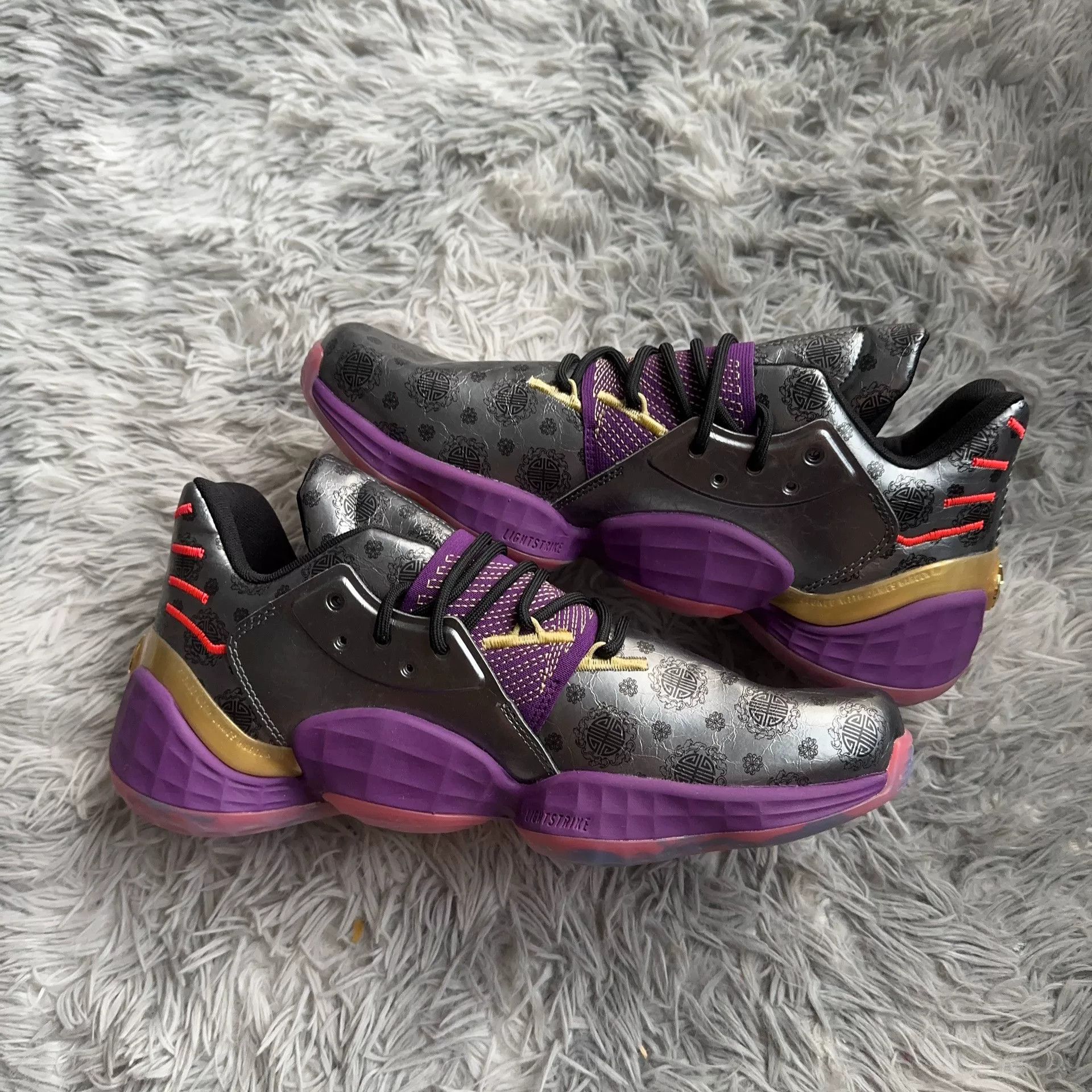 Adidas Adidas Purple Lowtop Sneakers 45 Men Size US 11.5 / EU 44-45 - 6 Thumbnail