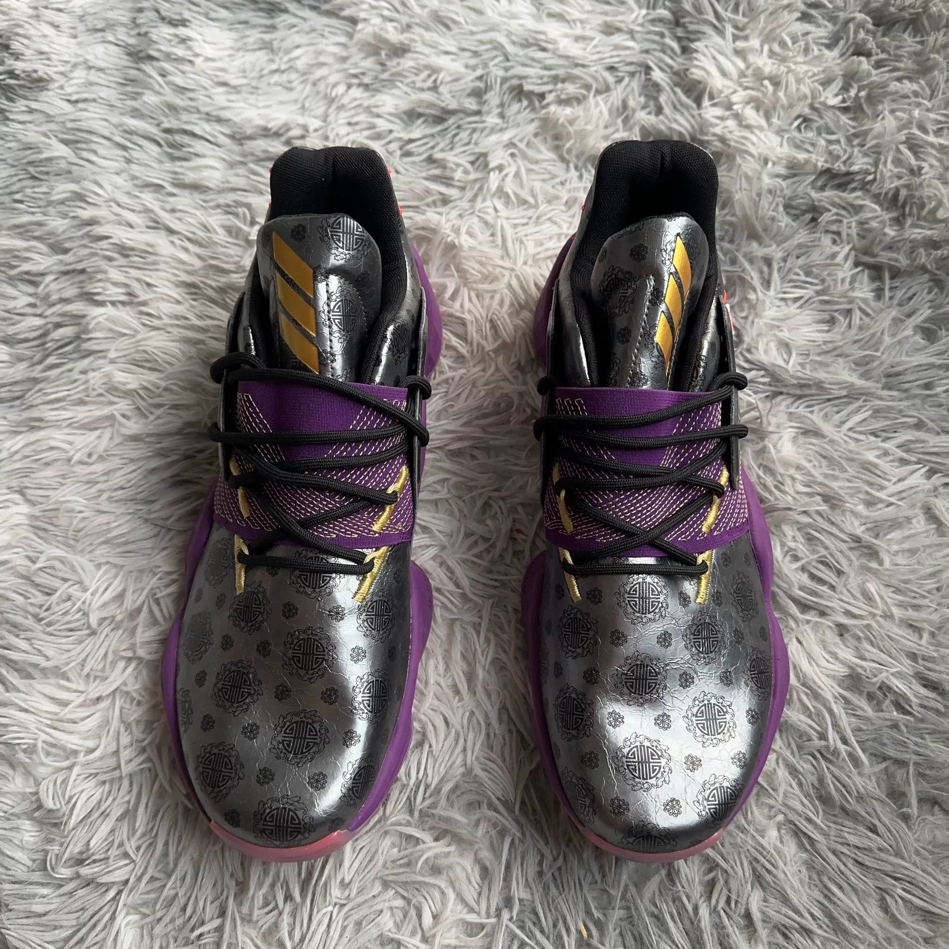 Adidas Adidas Purple Lowtop Sneakers 45 Men Size US 11.5 / EU 44-45 - 2 Thumbnail