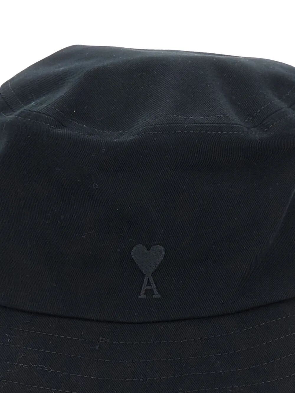 AMI BLACK "AMI DE COEUR" BUCKET HAT Size ONE SIZE - 2 Thumbnail