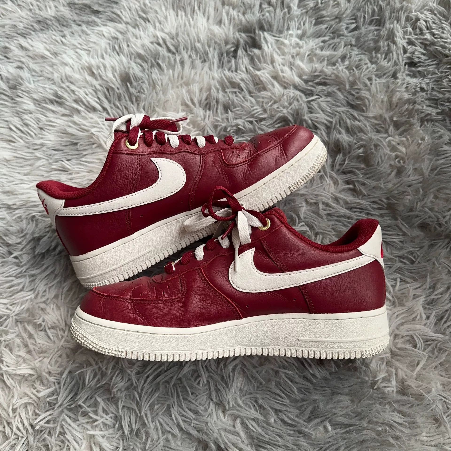 Nike Nike AF1 Red Lowtop Sneakers 40 Men Size US 7.5 / EU 40-41 - 5 Thumbnail