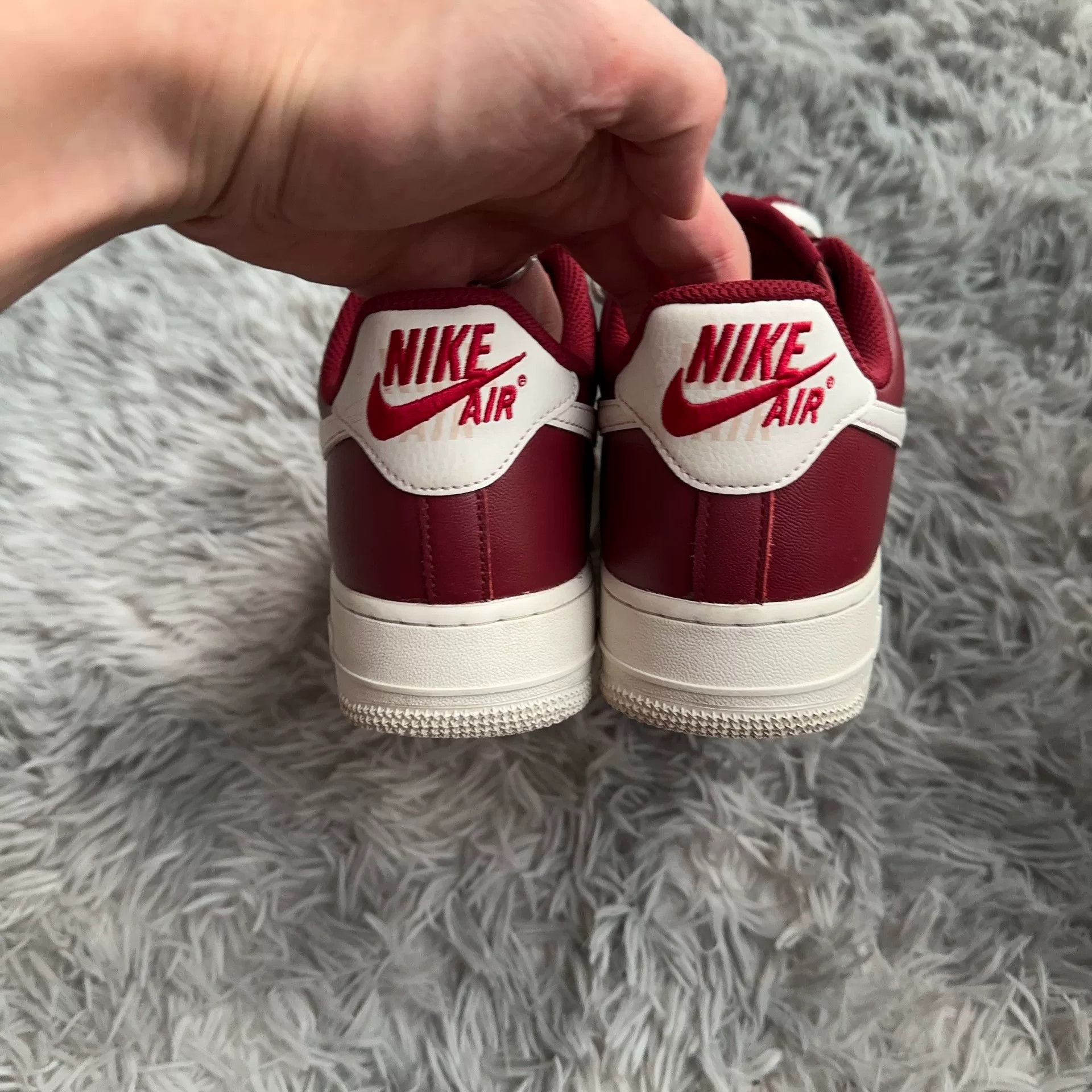 Nike Nike AF1 Red Lowtop Sneakers 40 Men Size US 7.5 / EU 40-41 - 3 Thumbnail
