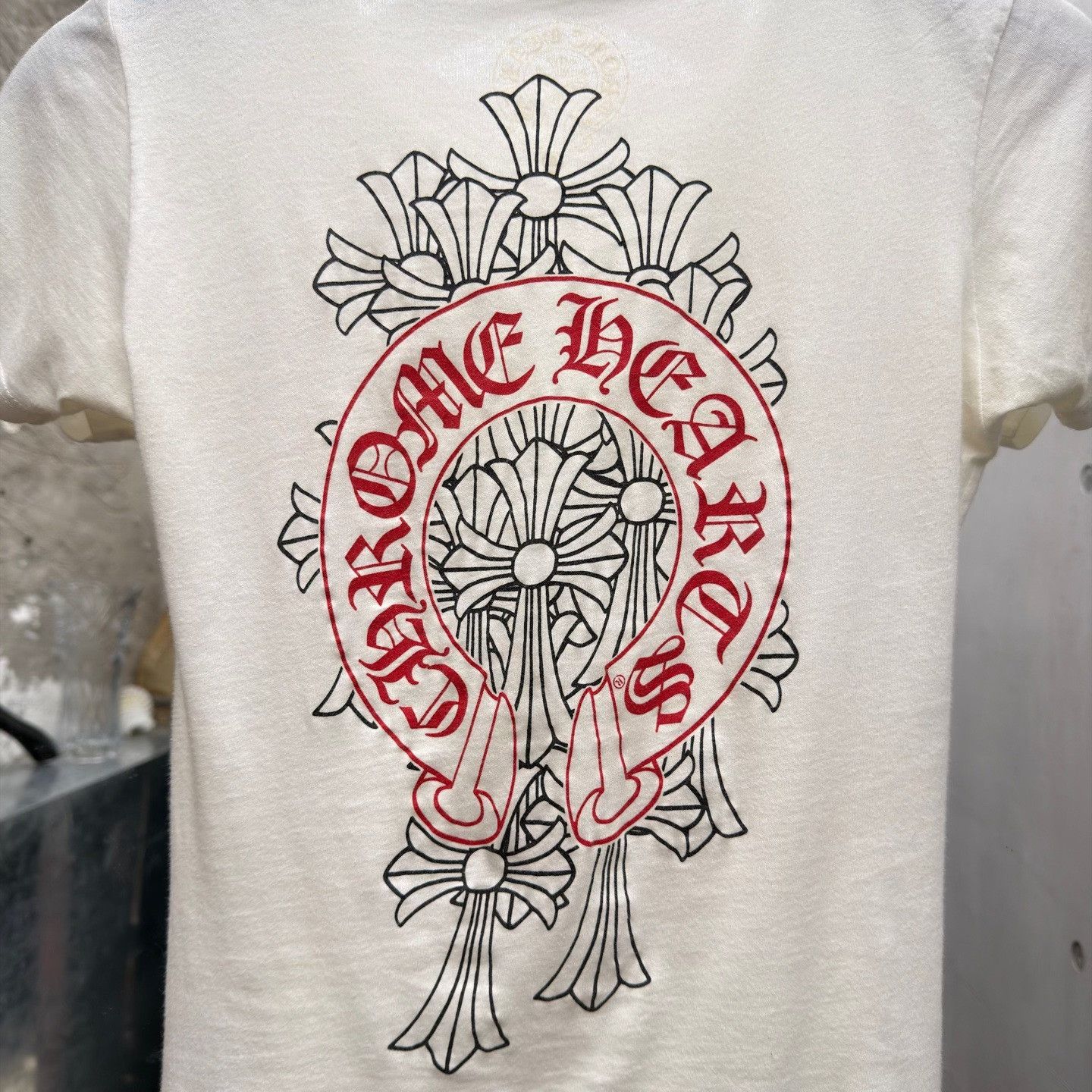 Chrome Hearts Chrome Hearts White T-Shirt S Men Size US S / EU 44-46 / 1 - 4 Thumbnail