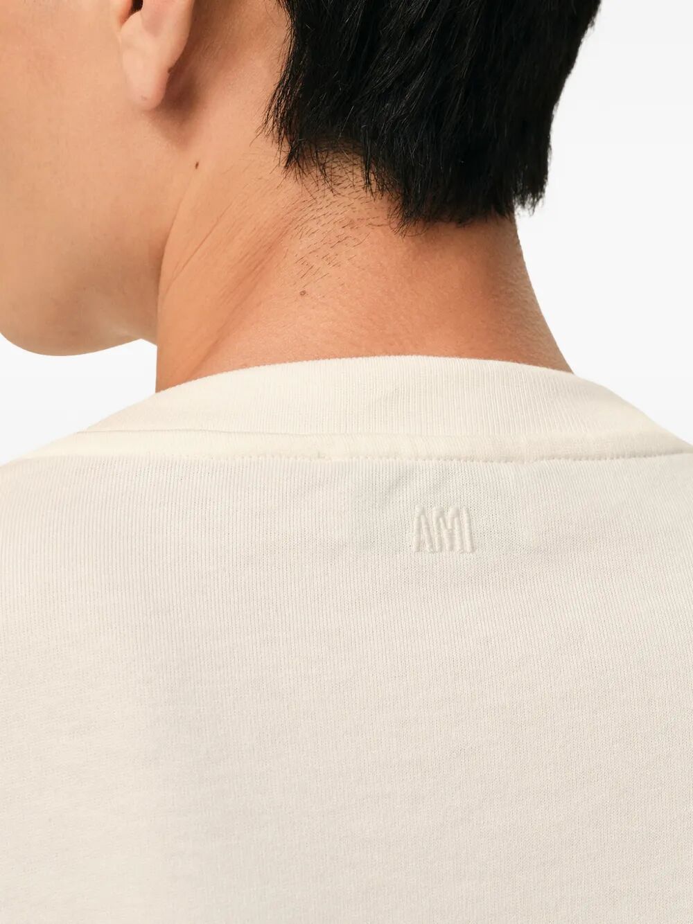 AMI BIG "AMI DE COEUR" EMBOSSED TSHIRT Size L / US 10 / IT 46 - 4 Thumbnail