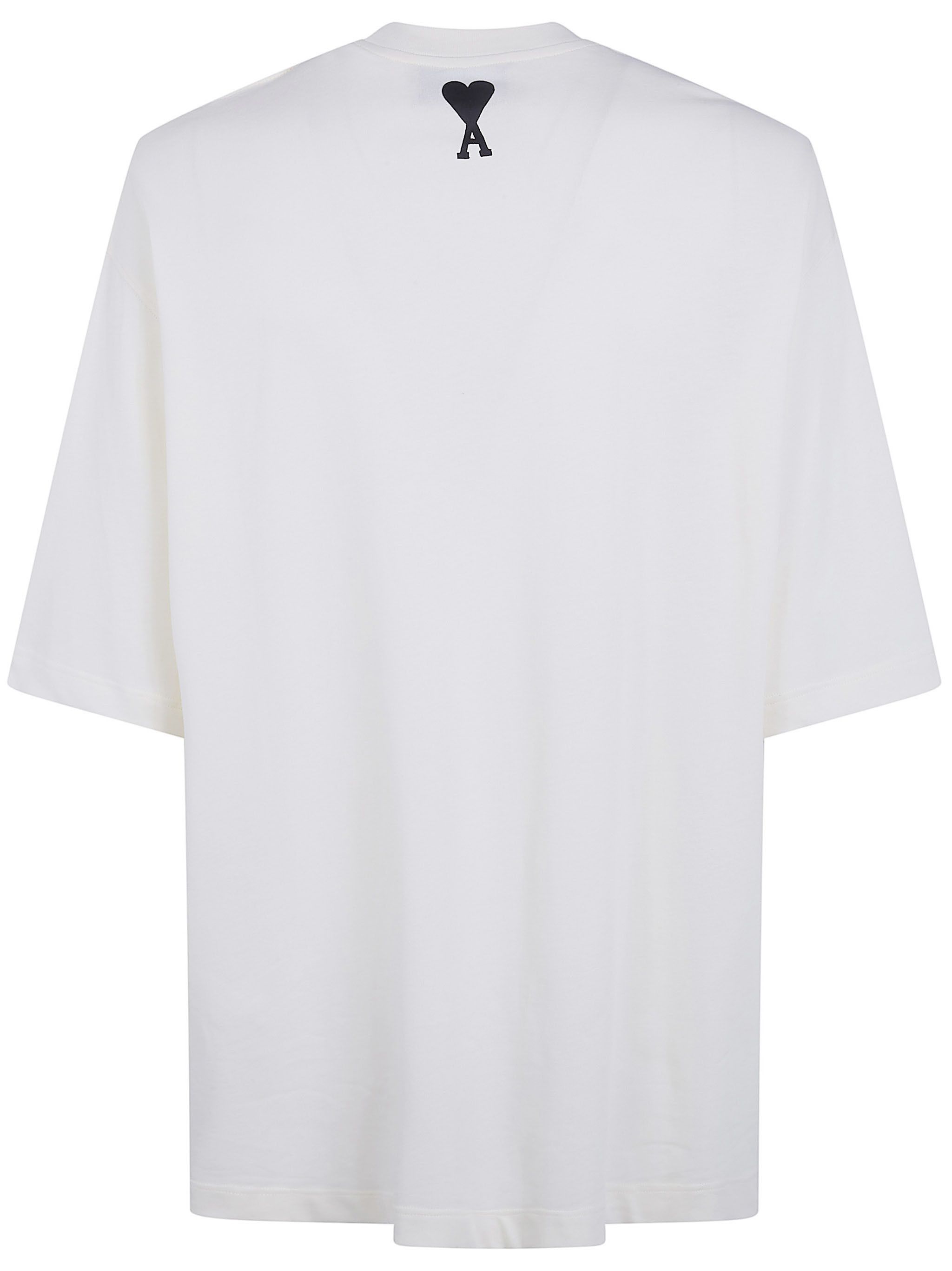 AMI OVERSIZE FIT SHORT SLEEVES TEESHIRT WITH "AMI PARIS" PRINT Size US L / EU 52-54 / 3 - 7 Thumbnail