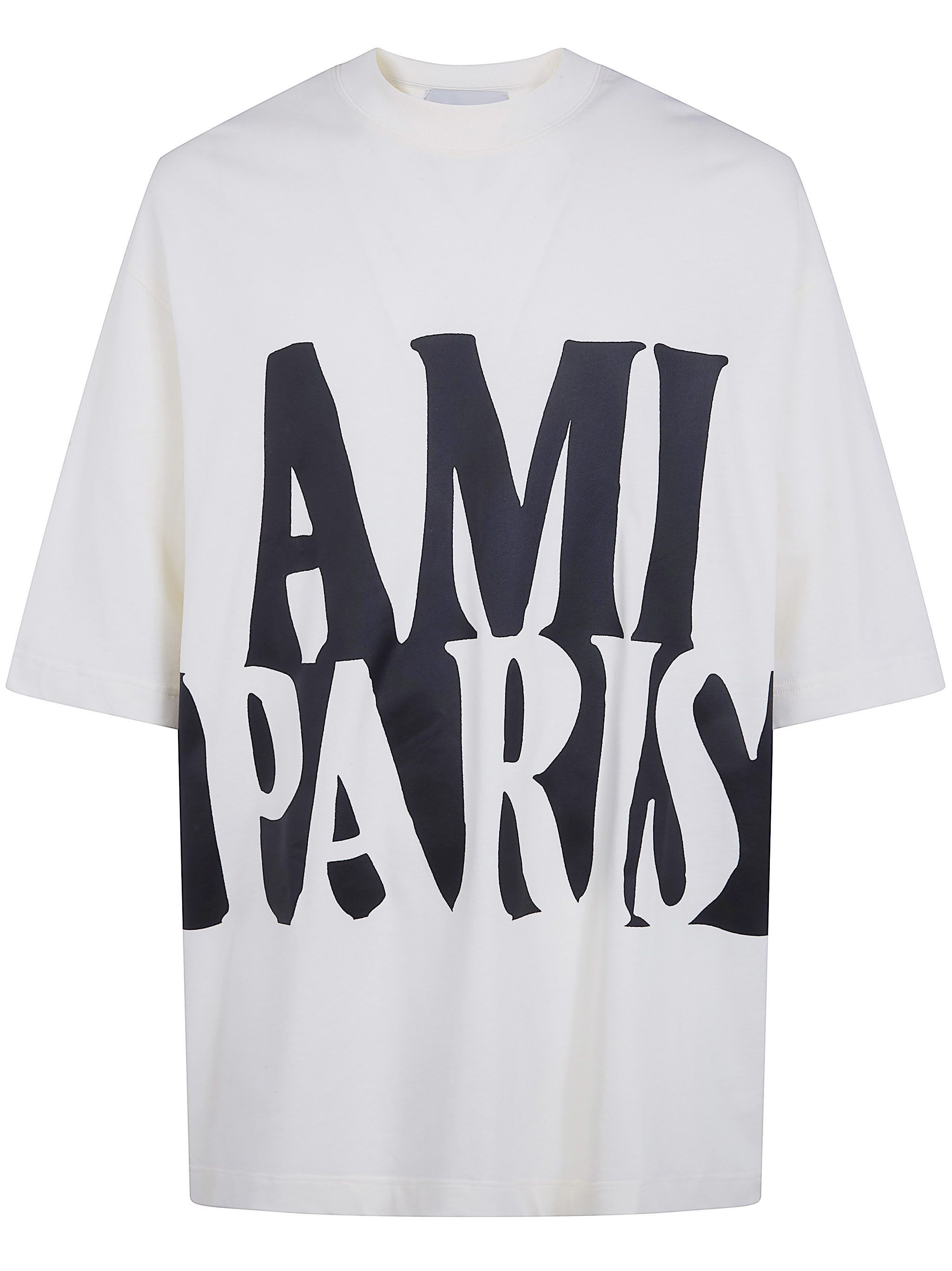 AMI OVERSIZE FIT SHORT SLEEVES TEESHIRT WITH "AMI PARIS" PRINT Size US M / EU 48-50 / 2 - 6 Thumbnail