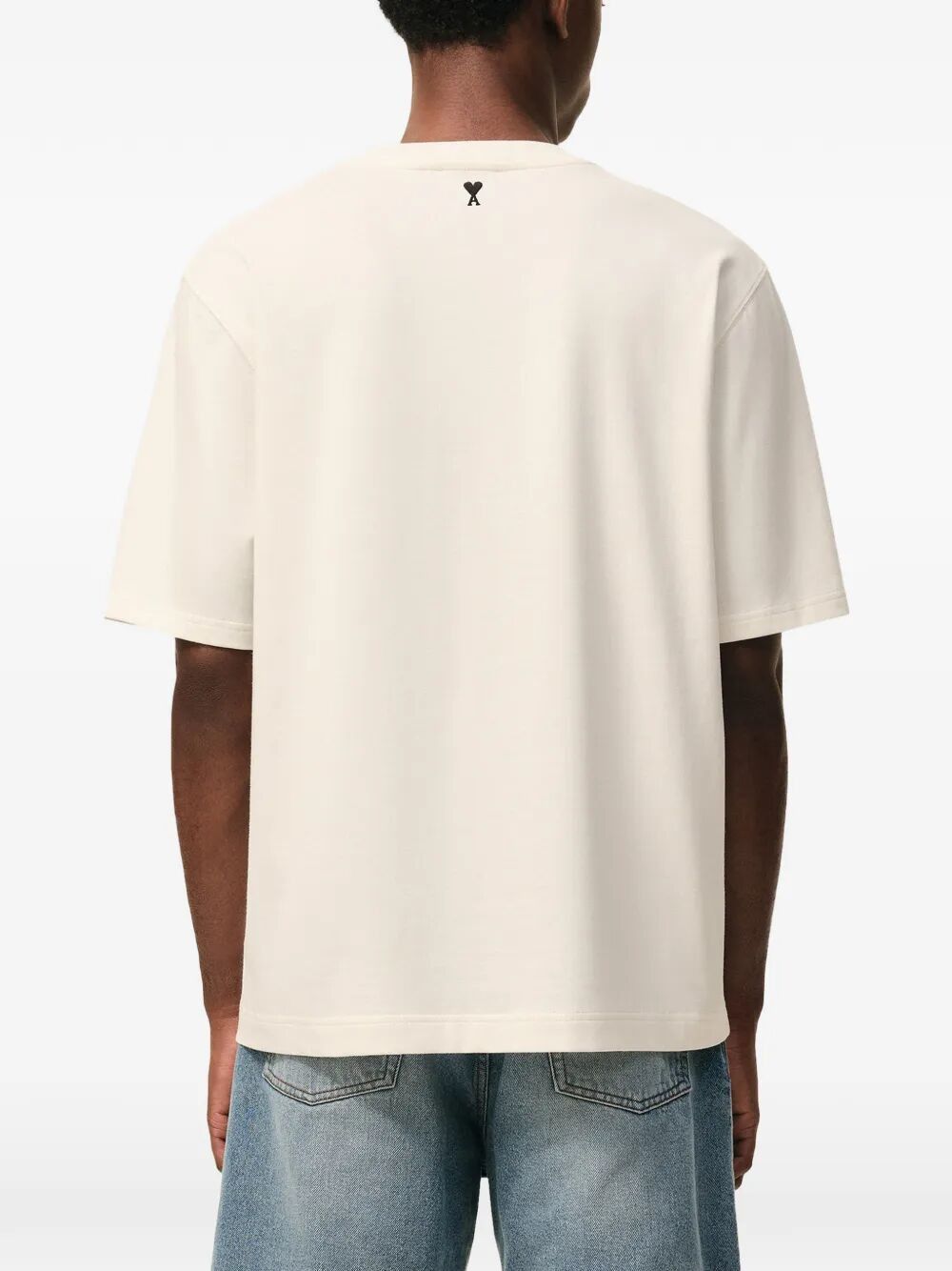 AMI BOXY FIT SHORT SLEEVES TEEHISRT WITH SIGNATURE PRINT AT FRONT Size US XL / EU 56 / 4 - 3 Thumbnail