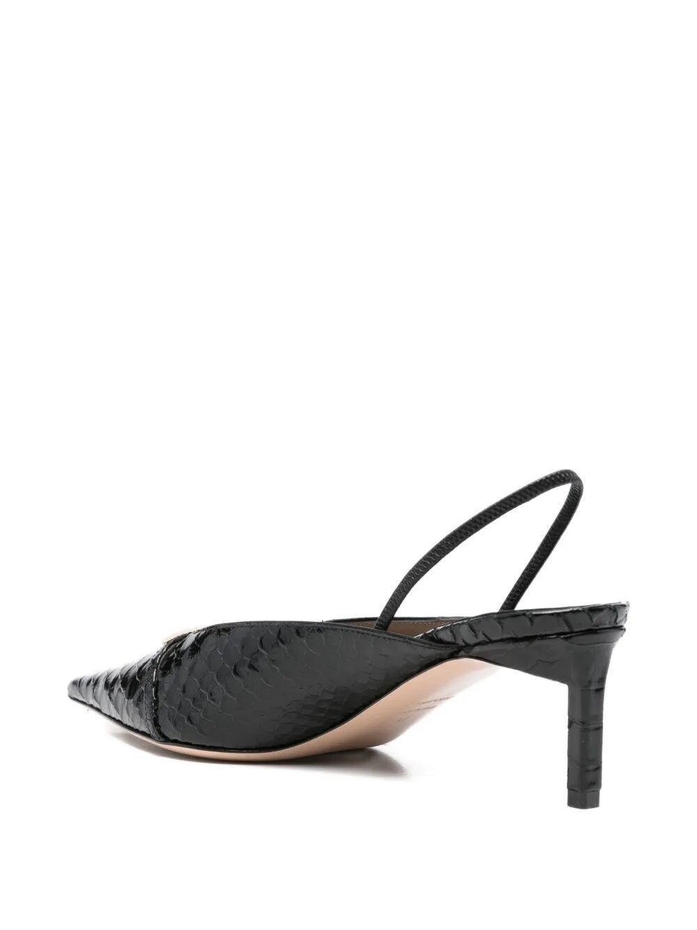 Tom Ford SEMI SHINY PRINTED PYTHON BC SLINGBACK Size US 8.5 / IT 38.5 - 2 Thumbnail