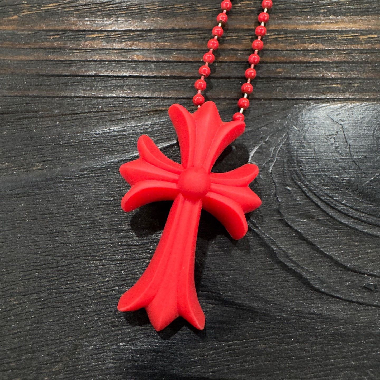 Chrome Hearts Chrome Hearts Red Jewelry M Men Size ONE SIZE - 2 Thumbnail