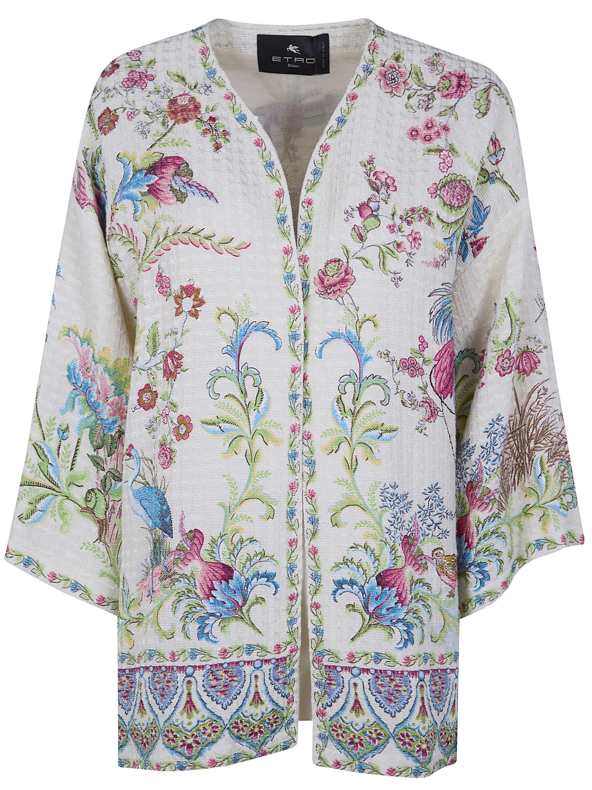 Etro PRINTED SHORT SLEEVES BLOUSE Size ONE SIZE - 5 Thumbnail