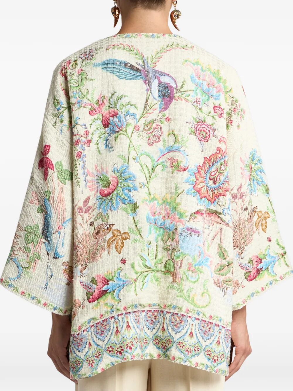 Etro PRINTED SHORT SLEEVES BLOUSE Size ONE SIZE - 4 Thumbnail