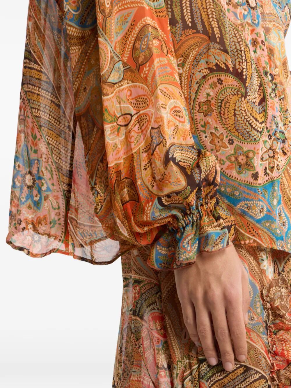 Etro SHIRT WITH FRILL ON THE COLLAR Size M / US 6-8 / IT 42-44 - 4 Thumbnail