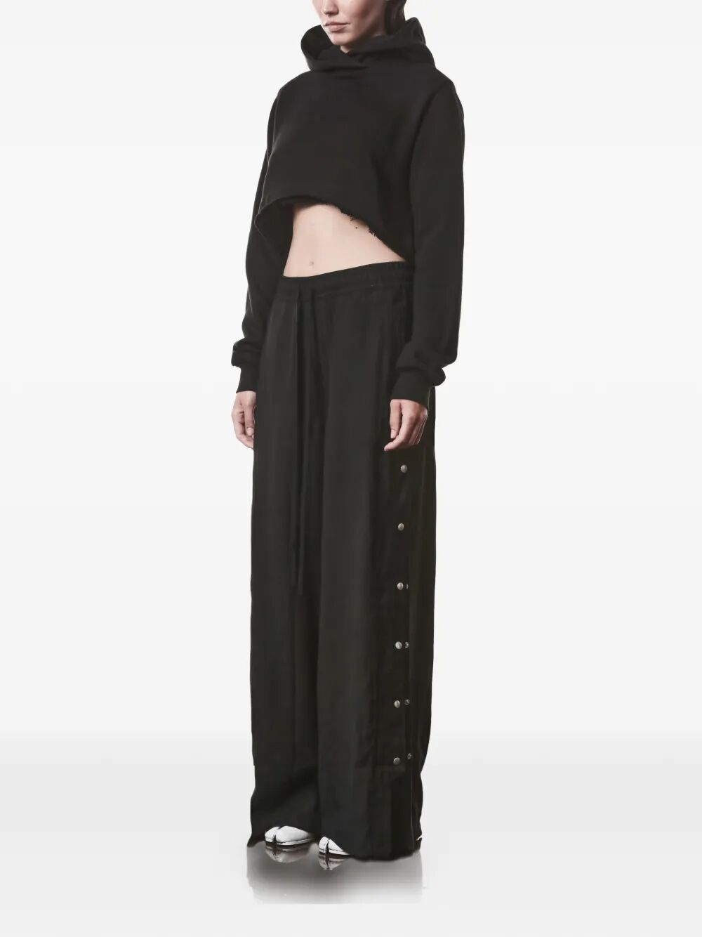Thom Krom HOODED CROPPED FLEECE Size M / US 6-8 / IT 42-44 - 3 Thumbnail