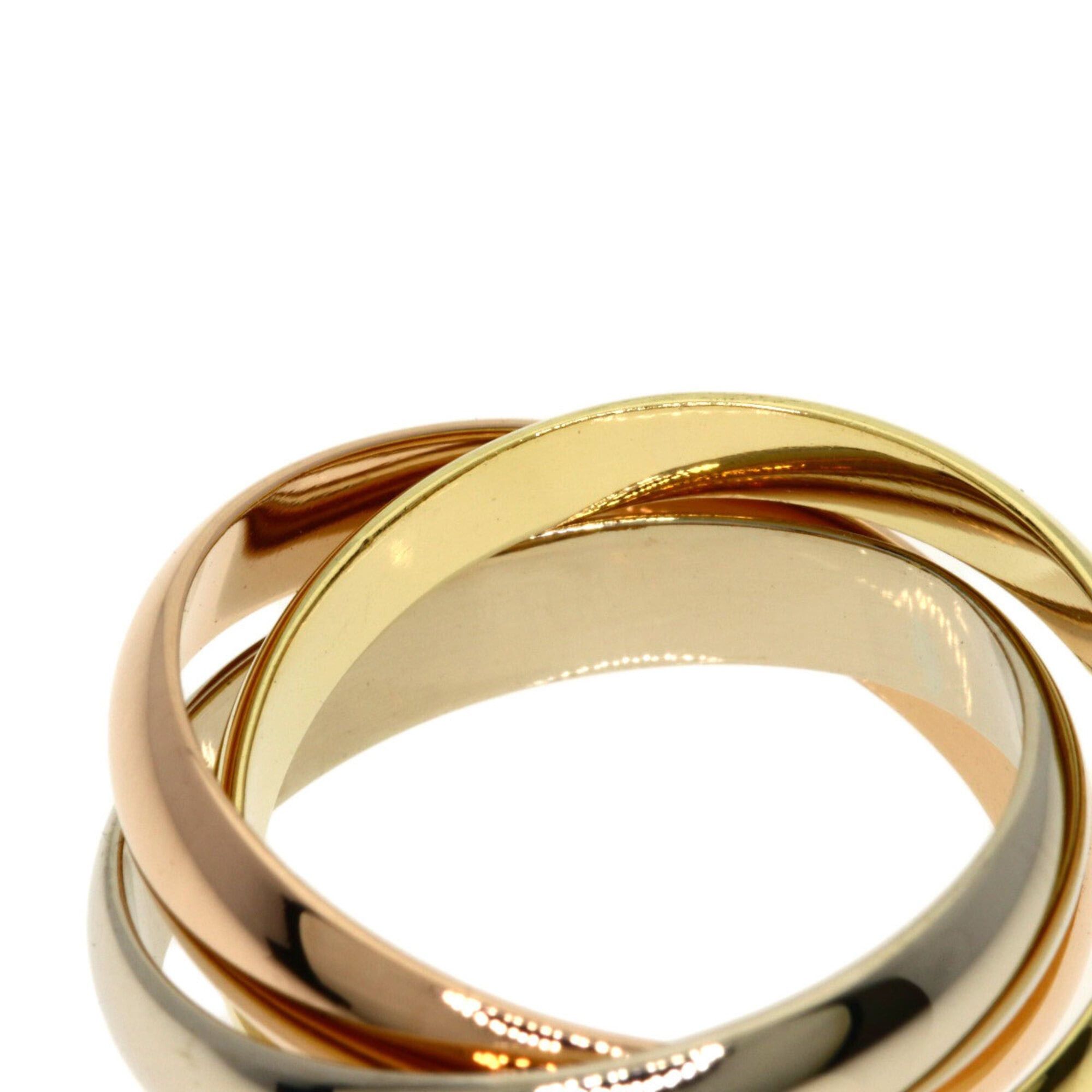 Cartier Cartier Trinity #48 Ring, 18K Yellow Gold/18KPG/18KWG, Women's Size ONE SIZE - 6 Thumbnail