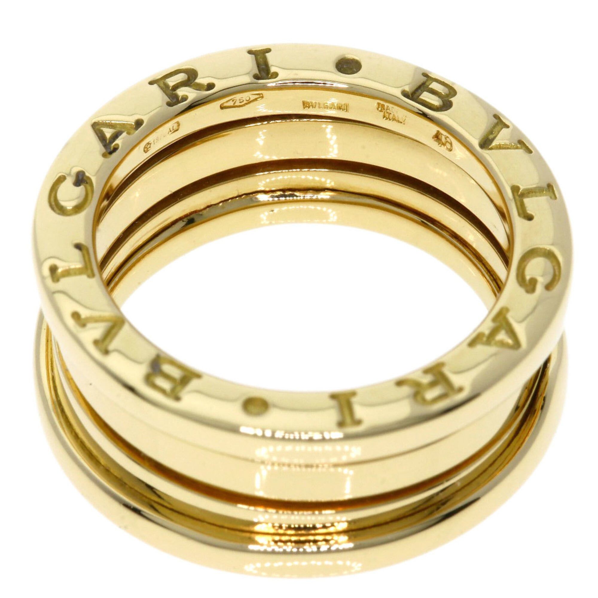 Bvlgari Bvlgari Bulgari B-zero1 2-band ring, size 48, 18K yellow gold, women's ring. Size ONE SIZE - 4 Thumbnail