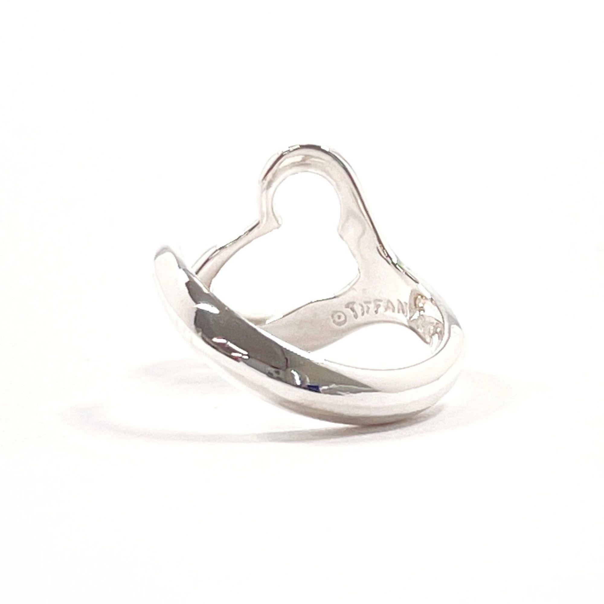 Tiffany & Co. TIFFANY&Co. Tiffany Open Heart Elsa Peretti Ring, Sterling Silver 925, Size 9, Silver, Women's Size ONE SIZE - 2 Thumbnail