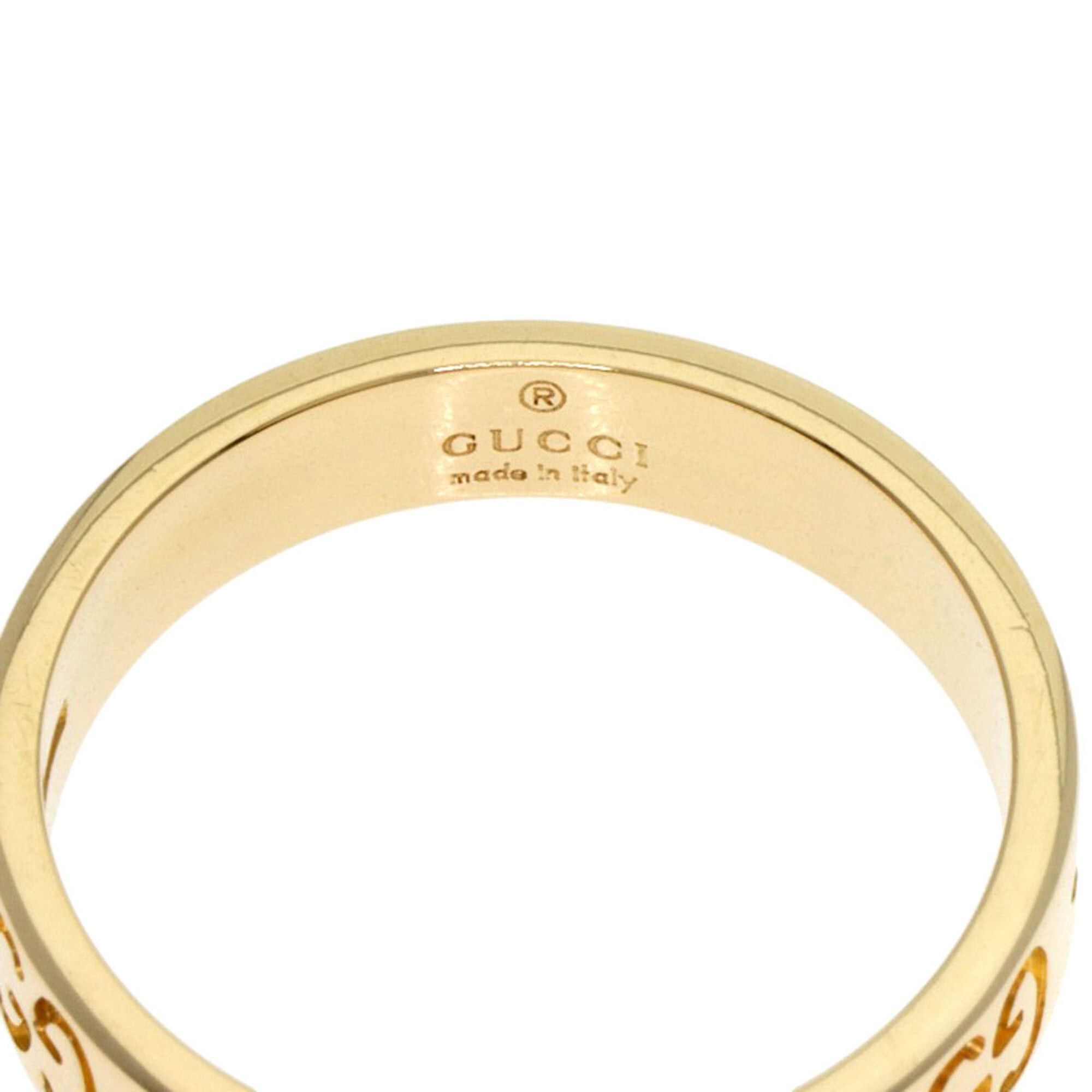 Gucci Gucci Icon #12 Ring, 18K Yellow Gold, Women's GUCCI Size ONE SIZE - 5 Thumbnail