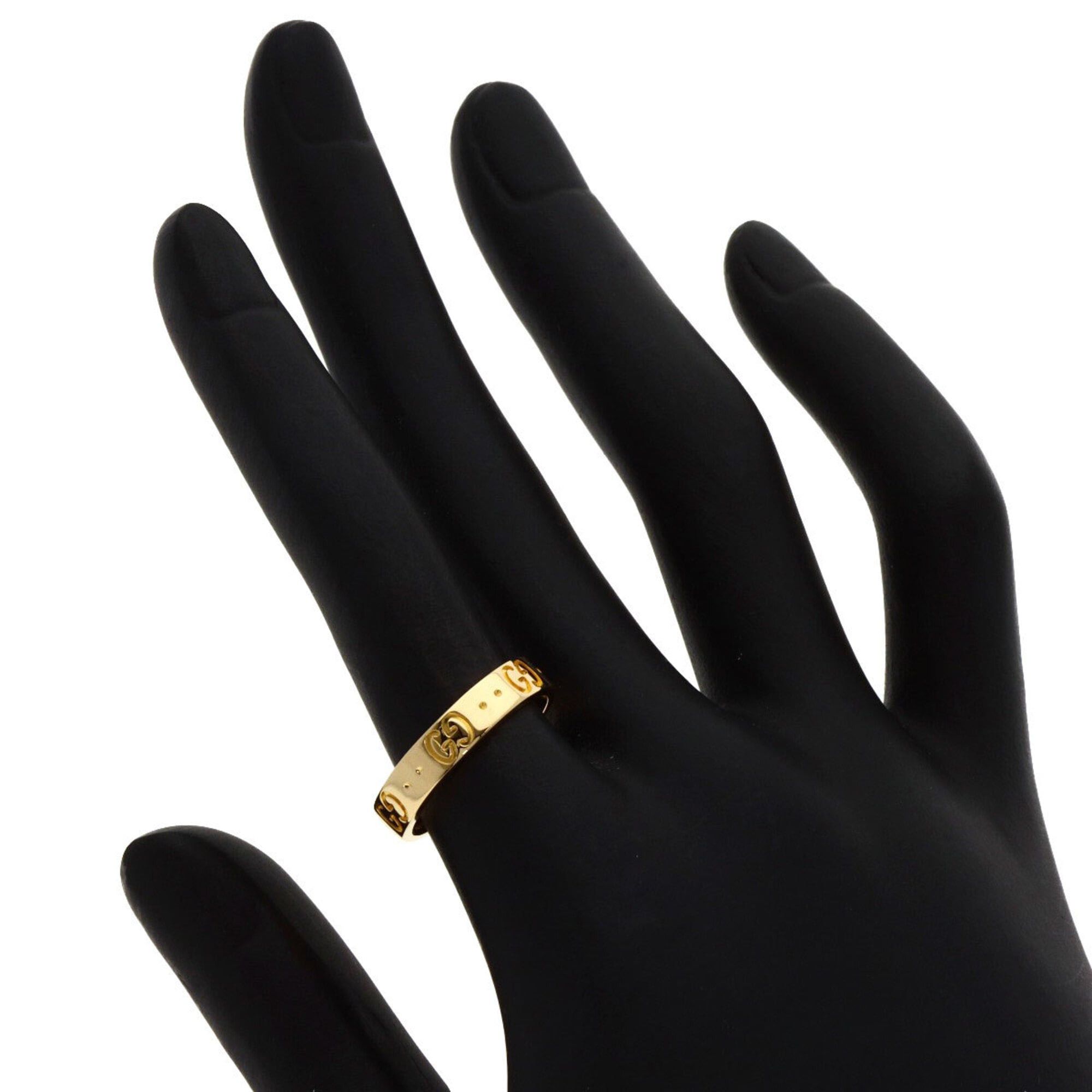 Gucci Gucci Icon #12 Ring, 18K Yellow Gold, Women's GUCCI Size ONE SIZE - 6 Thumbnail