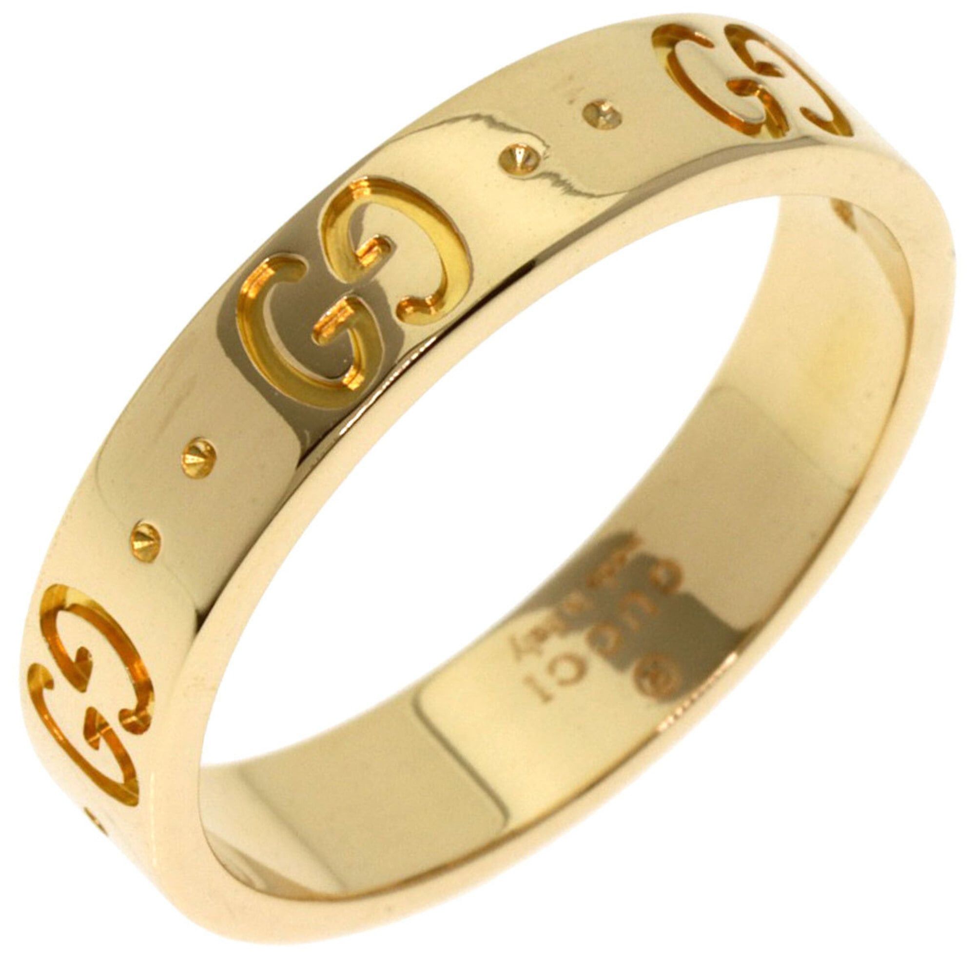 Gucci Gucci Icon #12 Ring, 18K Yellow Gold, Women's GUCCI Size ONE SIZE - 2 Thumbnail