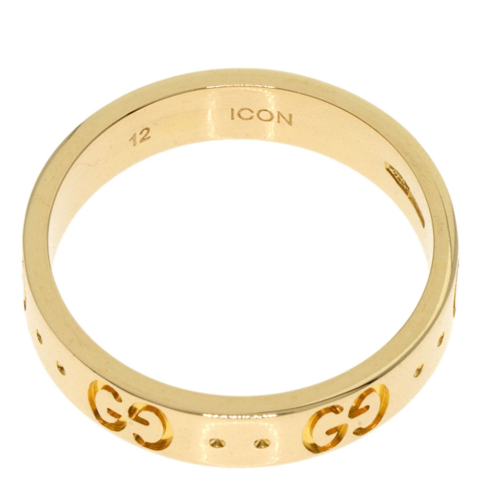 Gucci Gucci Icon #12 Ring, 18K Yellow Gold, Women's GUCCI Size ONE SIZE - 4 Thumbnail