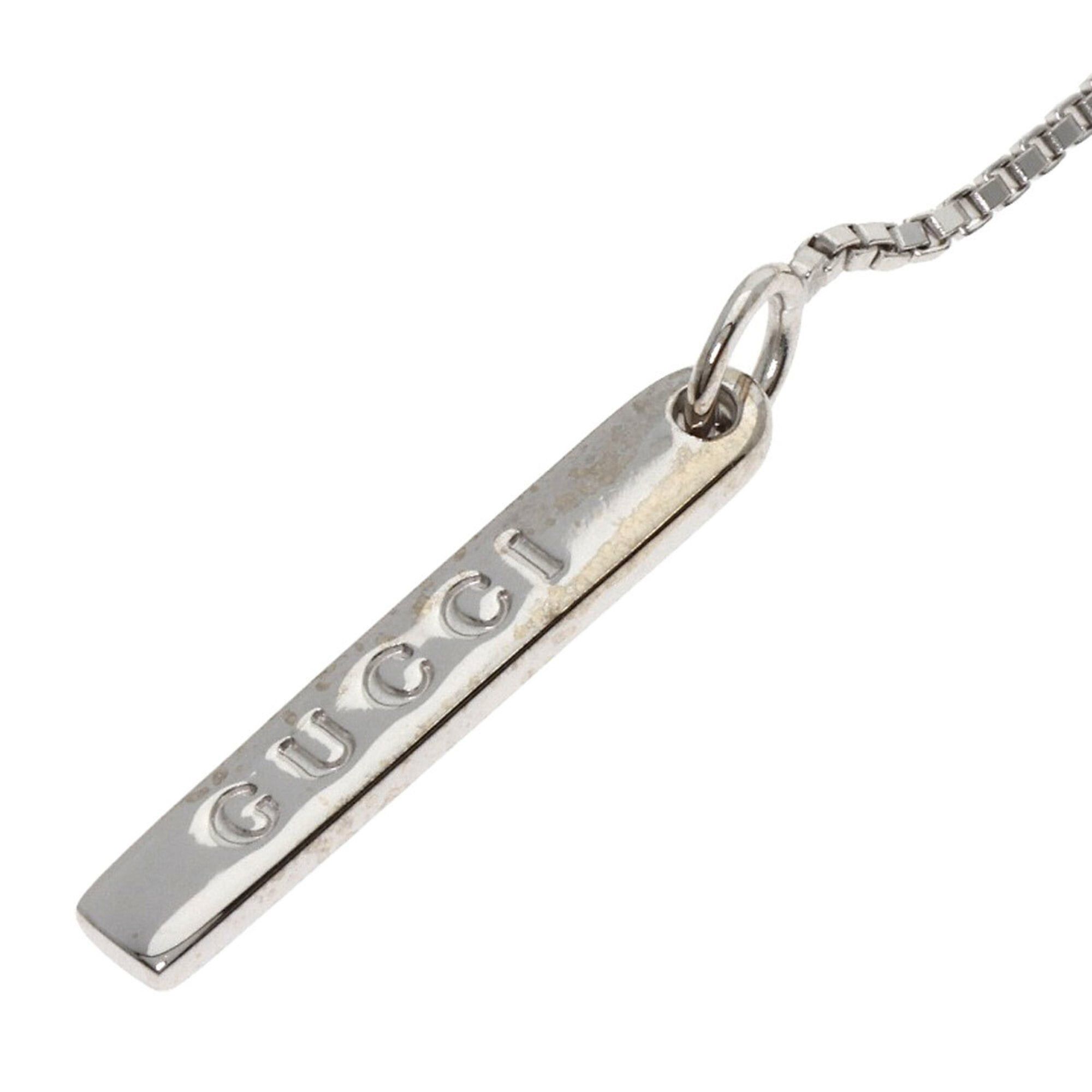 Gucci Gucci Lariat Necklace 18K White Gold Women's GUCCI Size ONE SIZE - 5 Thumbnail