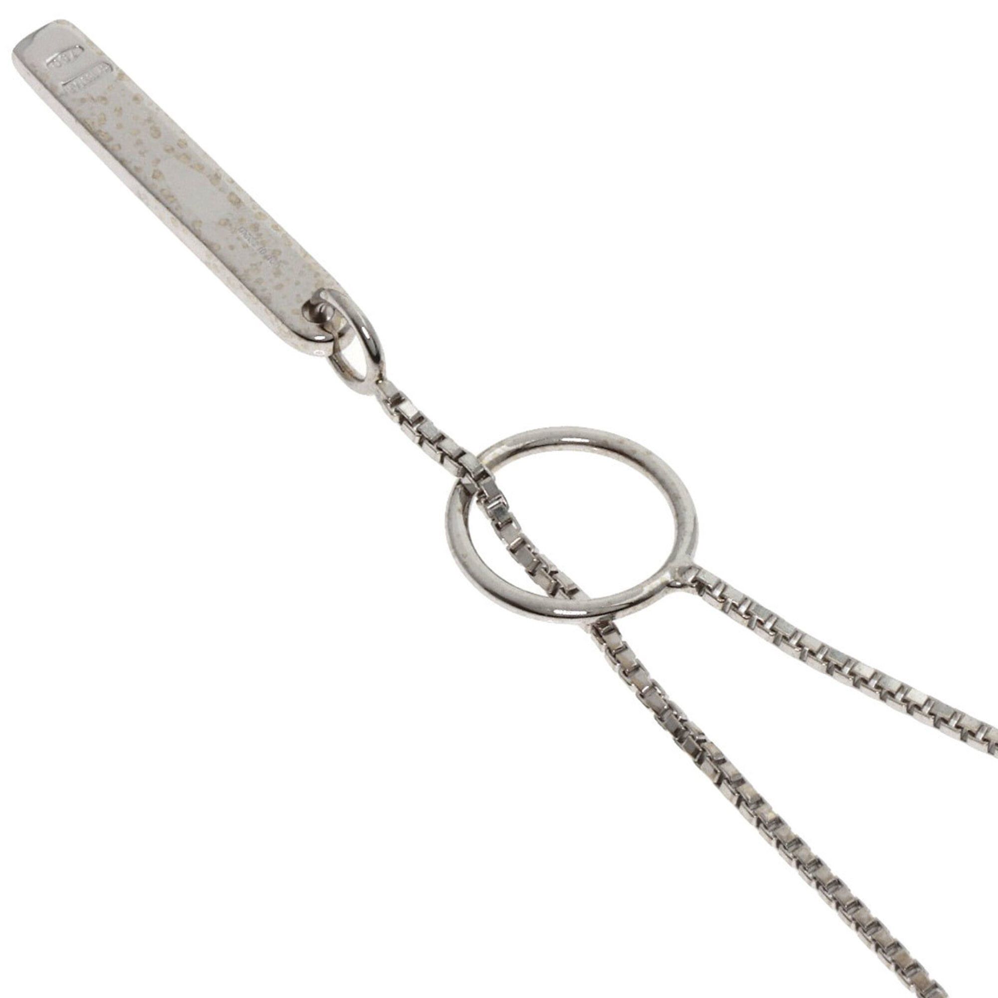 Gucci Gucci Lariat Necklace 18K White Gold Women's GUCCI Size ONE SIZE - 2 Thumbnail