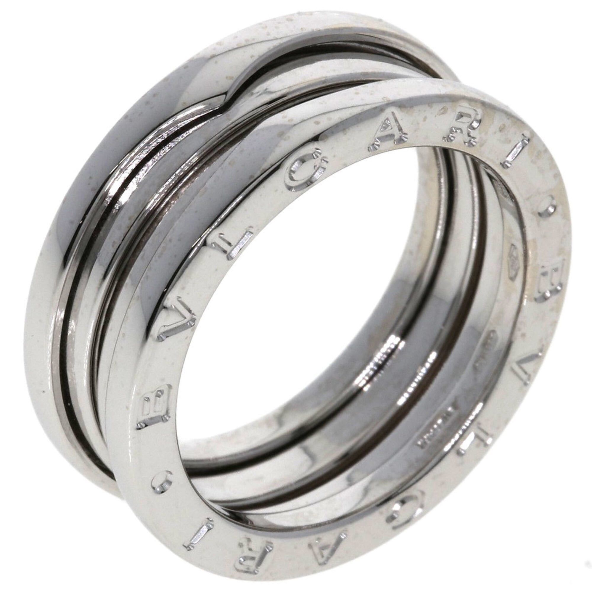 Bvlgari BVLGARI B-zero1 2-band ring #55, 18K white gold, women's. Size ONE SIZE - 2 Thumbnail