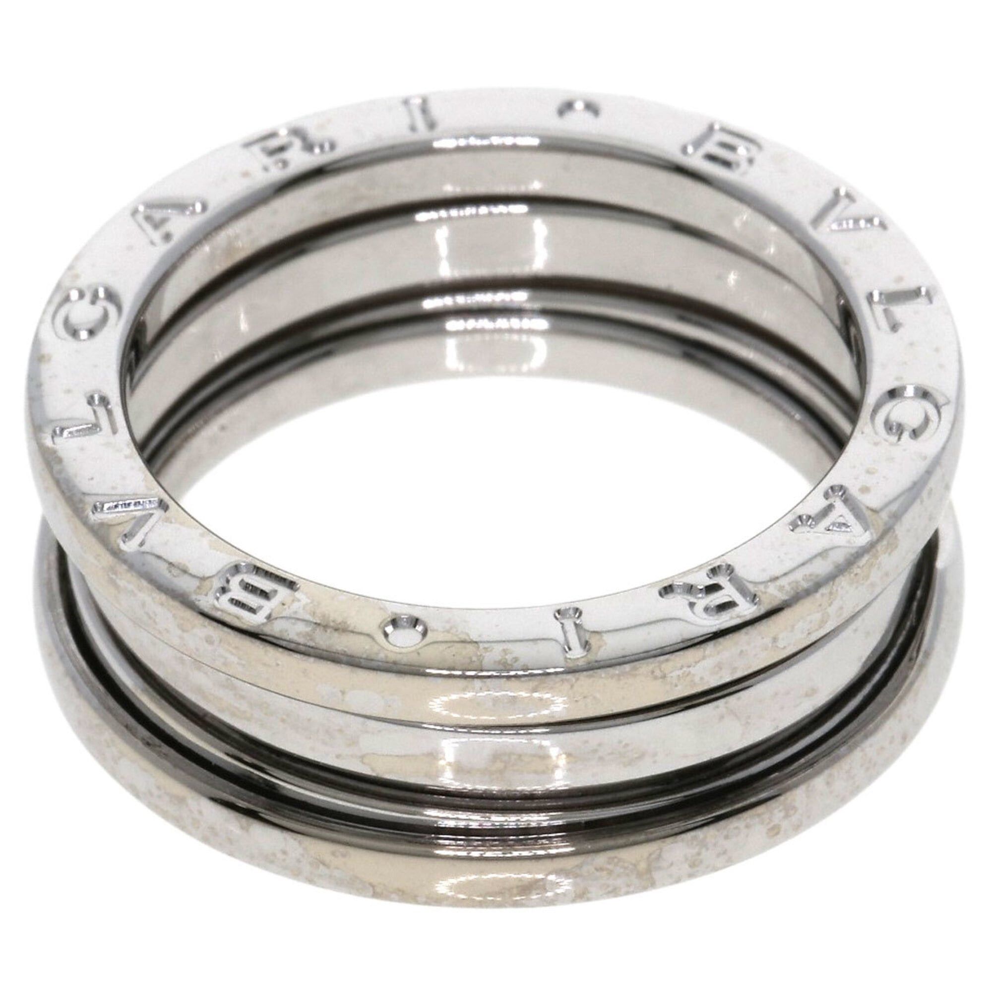 Bvlgari BVLGARI B-zero1 2-band ring #55, 18K white gold, women's. Size ONE SIZE - 7 Thumbnail